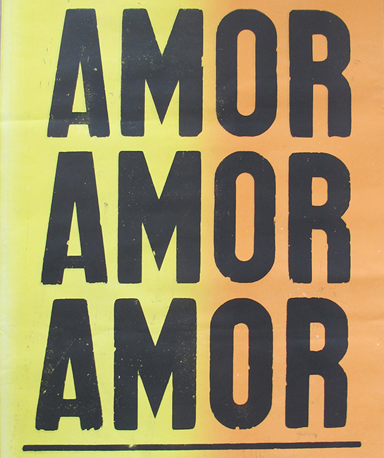 poster "amor amor amor"