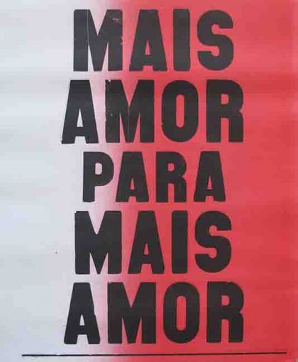 poster "mais amor para mais amor"-0