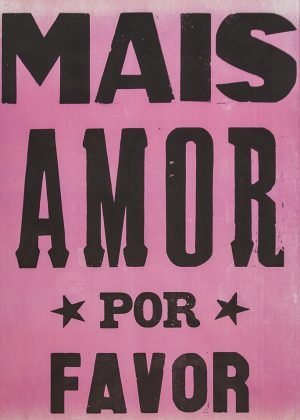 poster mais amor por favor rosa 2015-0