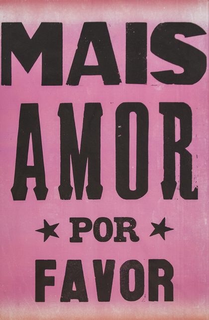 poster mais amor por favor rosa 2015-0