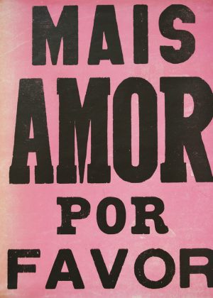 poster mais amor por favor rosa 2015-0