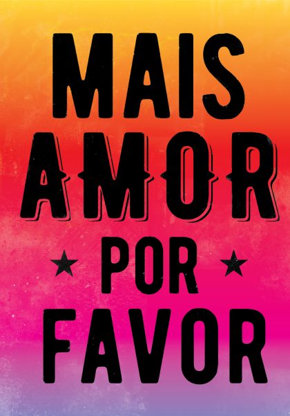 poster Mais Amor -Vermelho/Roxo- grande-0